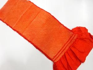 正絹　振袖用　絞り　帯揚げ